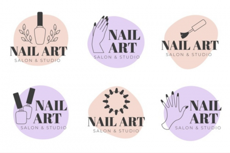 mẫu logo nail mi đẹp độc đáo