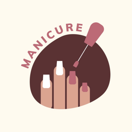 mẫu logo nail mi đẹp độc đáo