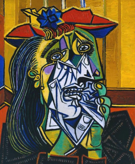 Tác phẩm The Weeping Woman của Pablo Picasso