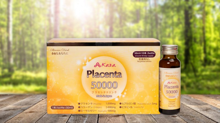 Nước uống nhau thai Kaza Placenta (Hộp 10 chai x 50ml)