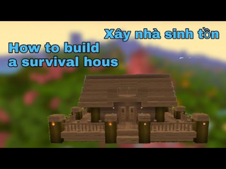 xây nhà hiện đại trong mini world