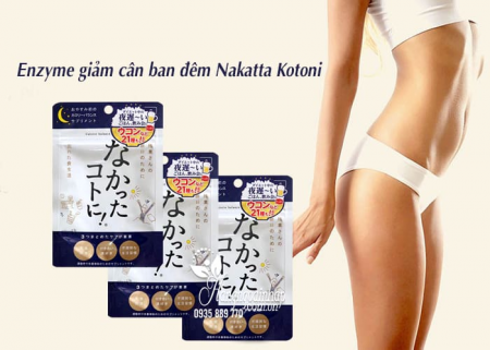 Enzyme giảm cân ban đêm Nakatta Kotoni Nhật Bản 30 viên 2