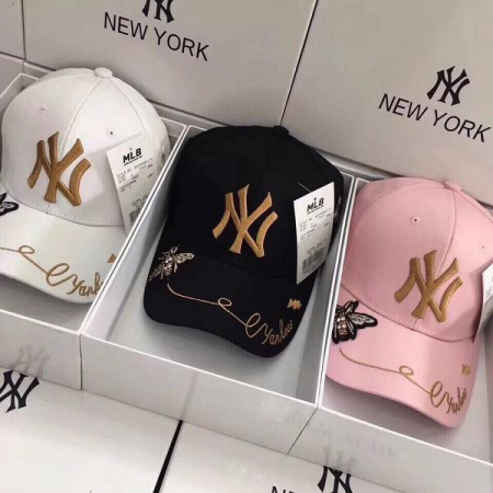 Mũ MLB Rookie Ballcap New York Yankees White  Caos Store