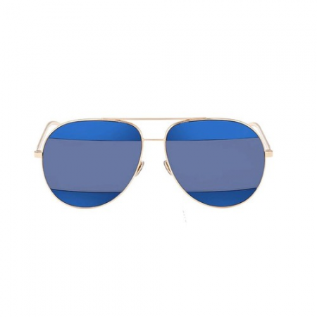 Kính Mát Dior Split Blue Mirror Aviator Unisex Sunglasses