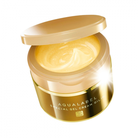 Kem dưỡng da ban đêm Shiseido Aqualabel cream màu vàng dành cho da lão hóa
