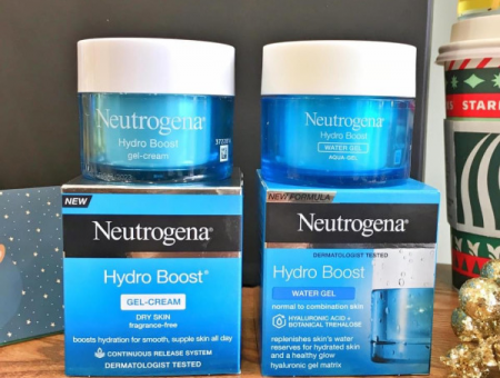 So sánh Neutrogena hydro boost water gel và Neutrogena hydro boost aqua gel