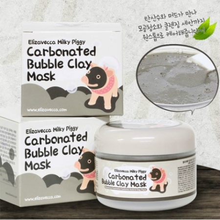 mặt nạ sủi bọt thải độc Elizavecca Milky Piggy Carbonated Bubble Clay Mask