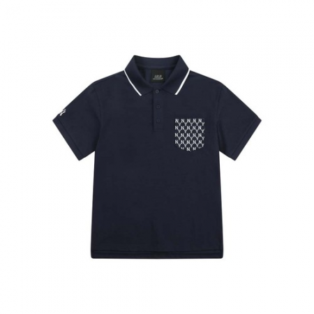 Áo Phông MLB Monogram Pocket Collar Short Sleeve T-shirt New York Yankees 31TSQN131-50N