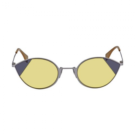 Kính Mát Fendi Cut Eye Yellow Cat Eye Ladies Sunglasses