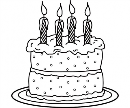 Link tải 60+ tranh tô màu bánh sinh nhật siêu đẹp và ý nghĩa