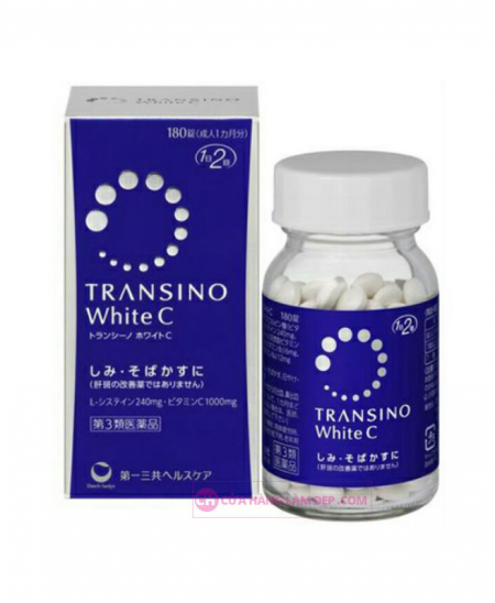 Viên Uống Trắng Da Transino White C có tốt không? | tác dụng của transino whitening repair cream
